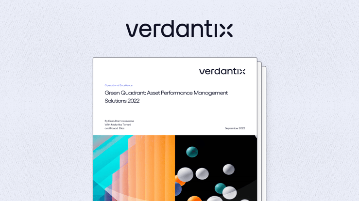 Verdantix Green Quadrant Asset Performance Management Solutions 2022