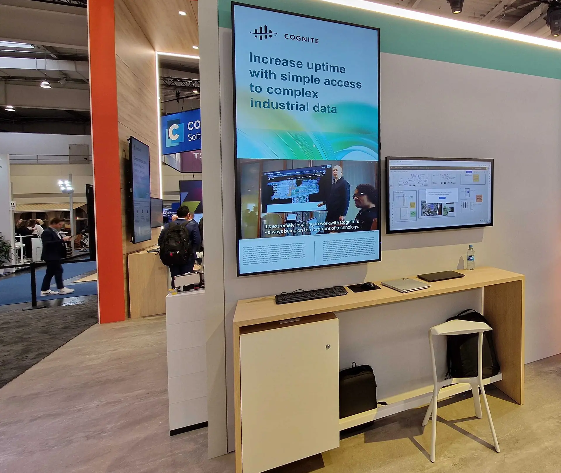 Cognite's stand at the Hannover Messe 2024 conference